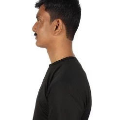 HPO Adult Men's Natural Human Hair Mustache | Multiple Color Options