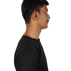 HPO Adult Men's Natural Human Hair Mustache | Multiple Color Options