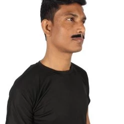 HPO Adult Men's Natural Human Hair Mustache | Multiple Color Options