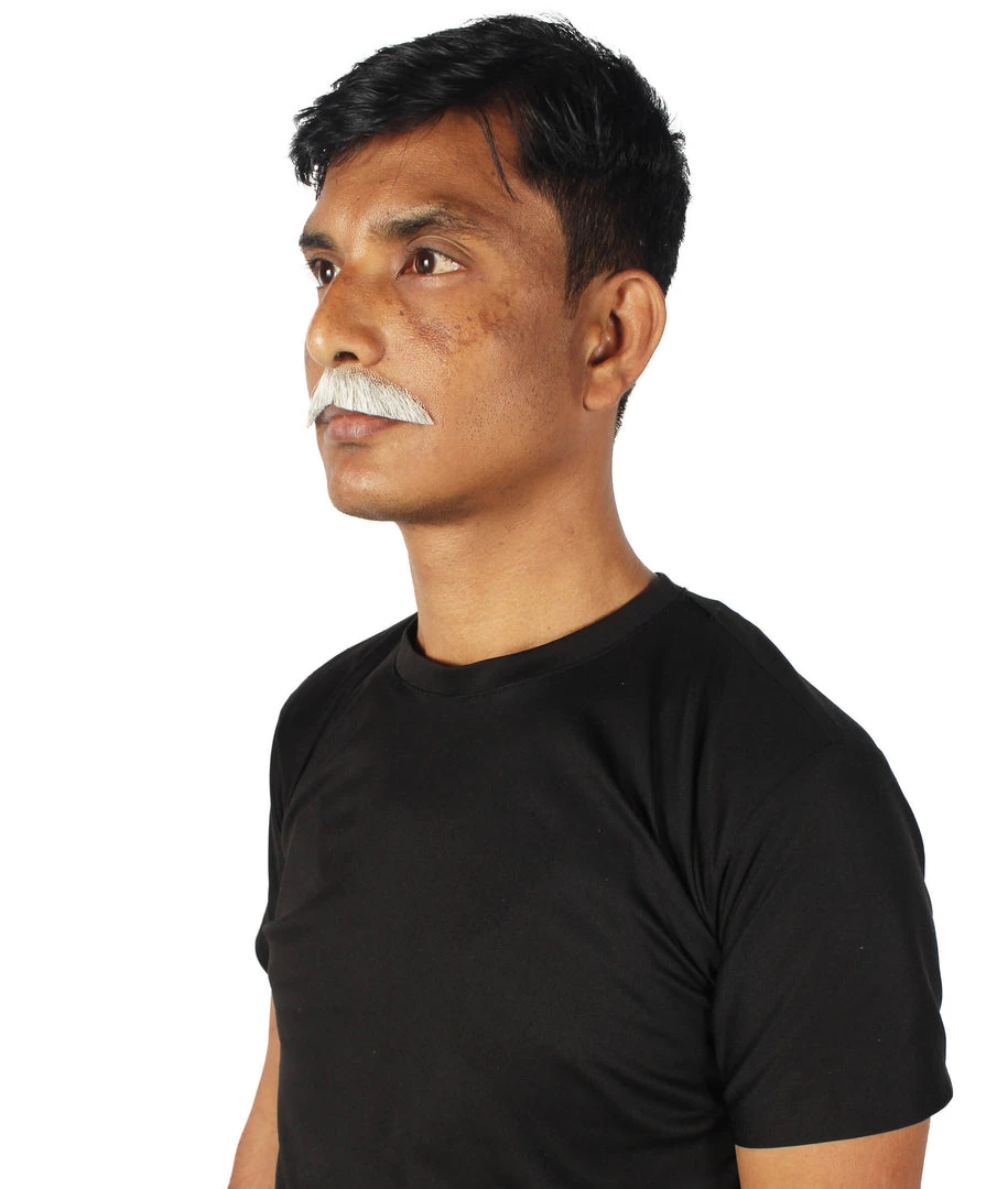 HPO Men's Human Hair Mustache Cosplay Facial Hair 20 HPO Men's Human Hair Mustache Cosplay Facial Hair