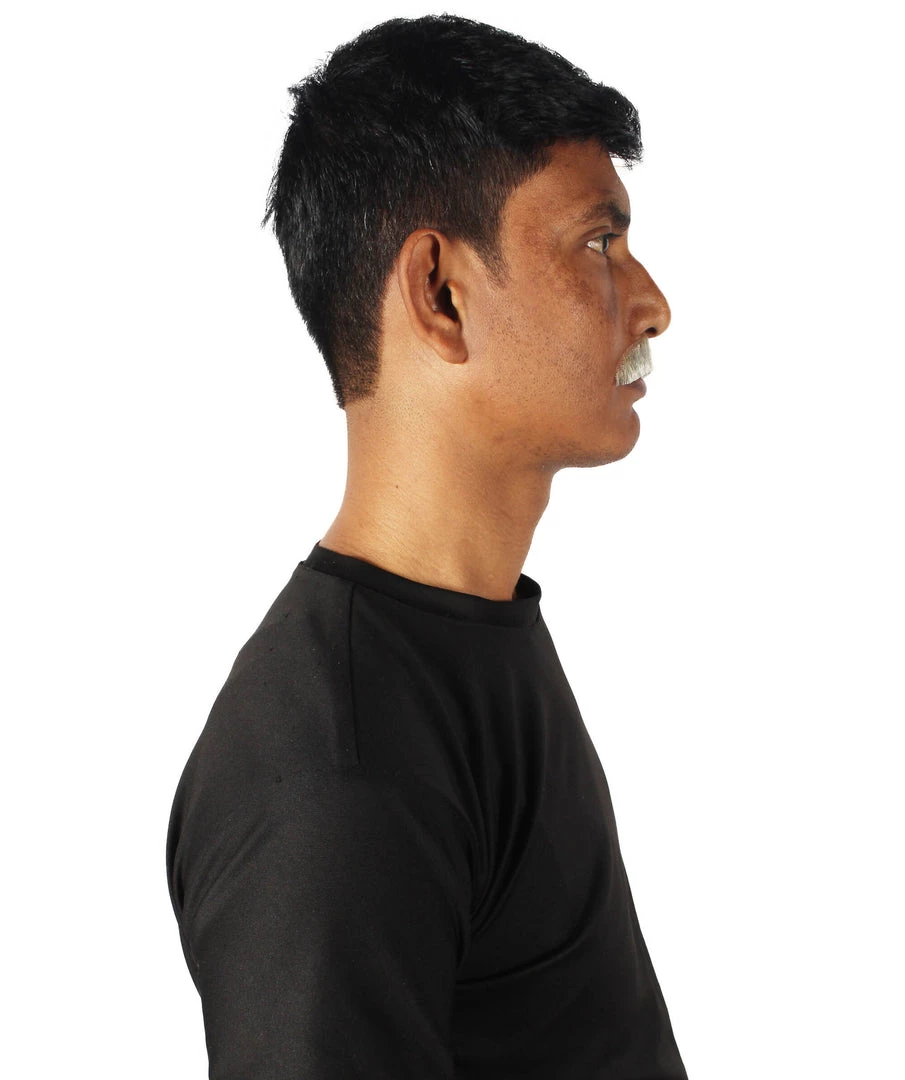 HPO Men's Human Hair Mustache Cosplay Facial Hair 22 HPO Men's Human Hair Mustache Cosplay Facial Hair