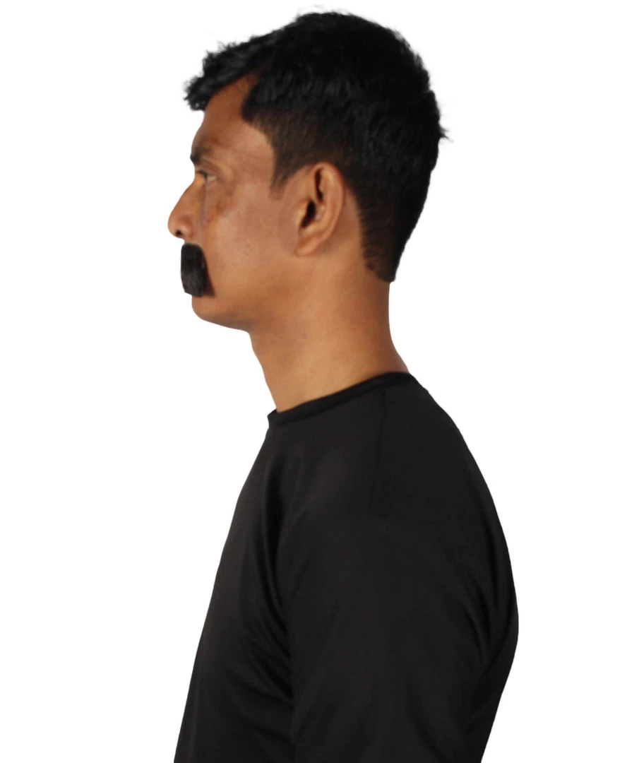 HPO Men's Human Hair Mustache Cosplay Facial Hair 41 HPO Men's Human Hair Mustache Cosplay Facial Hair