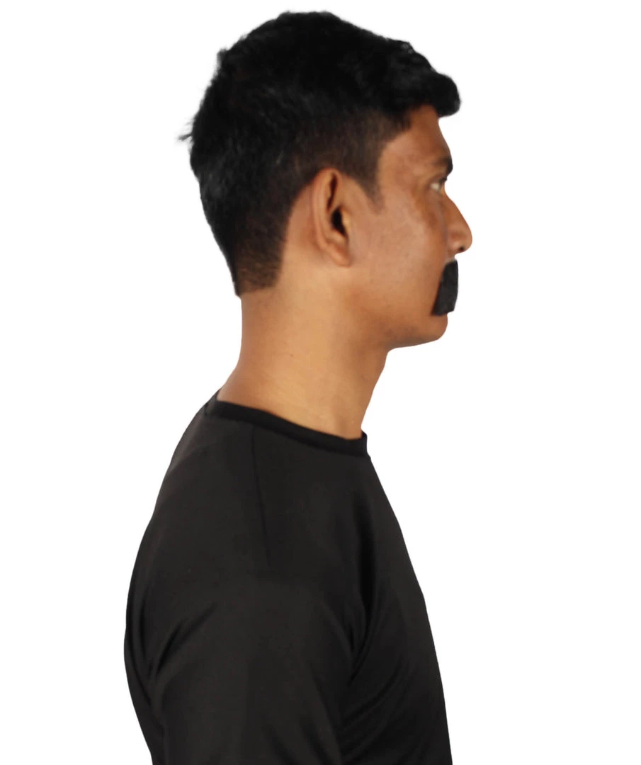 HPO Men's Human Hair Mustache Cosplay Facial Hair 42 HPO Men's Human Hair Mustache Cosplay Facial Hair