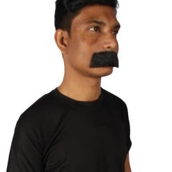 HPO Men's Human Hair Mustache Cosplay Facial Hair 90 HPO Men's Human Hair Mustache Cosplay Facial Hair