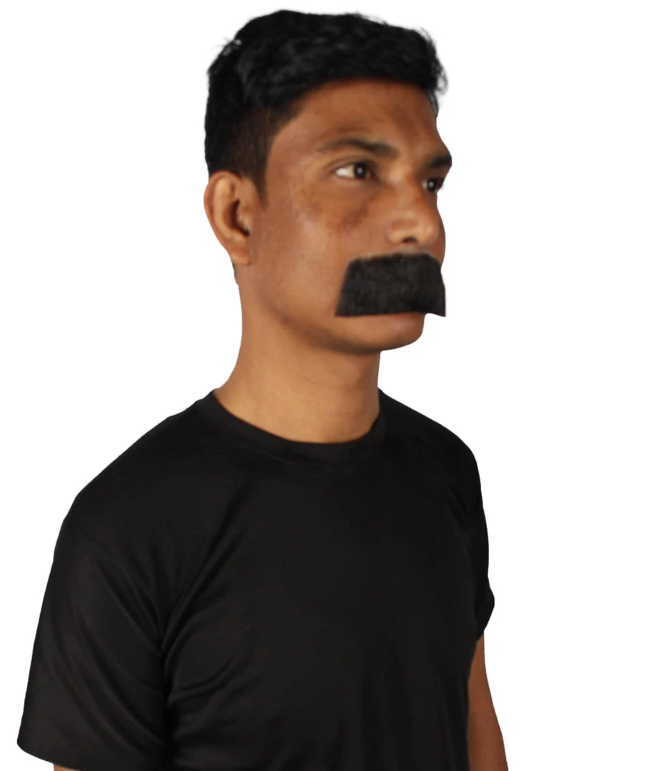 HPO Men's Human Hair Mustache Cosplay Facial Hair 43 HPO Men's Human Hair Mustache Cosplay Facial Hair