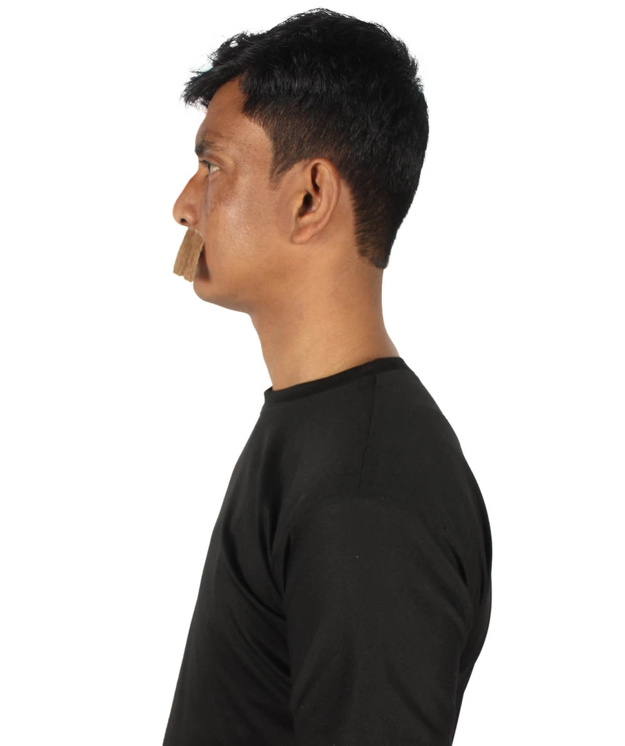 HPO Men's Human Hair Mustache Cosplay Facial Hair 46 HPO Men's Human Hair Mustache Cosplay Facial Hair