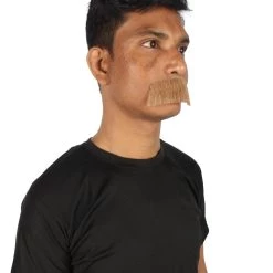 HPO Men's Human Hair Mustache Cosplay Facial Hair 95 HPO Men's Human Hair Mustache Cosplay Facial Hair