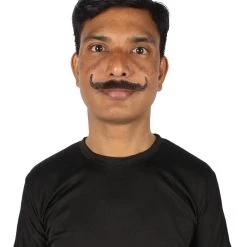 HPO Men's Human Hair Mustache Cosplay Facial Hair 67 HPO Men's Human Hair Mustache Cosplay Facial Hair