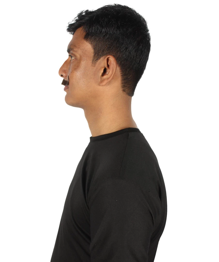 HPO Men's Human Hair Mustache Cosplay Facial Hair 24 HPO Men's Human Hair Mustache Cosplay Facial Hair