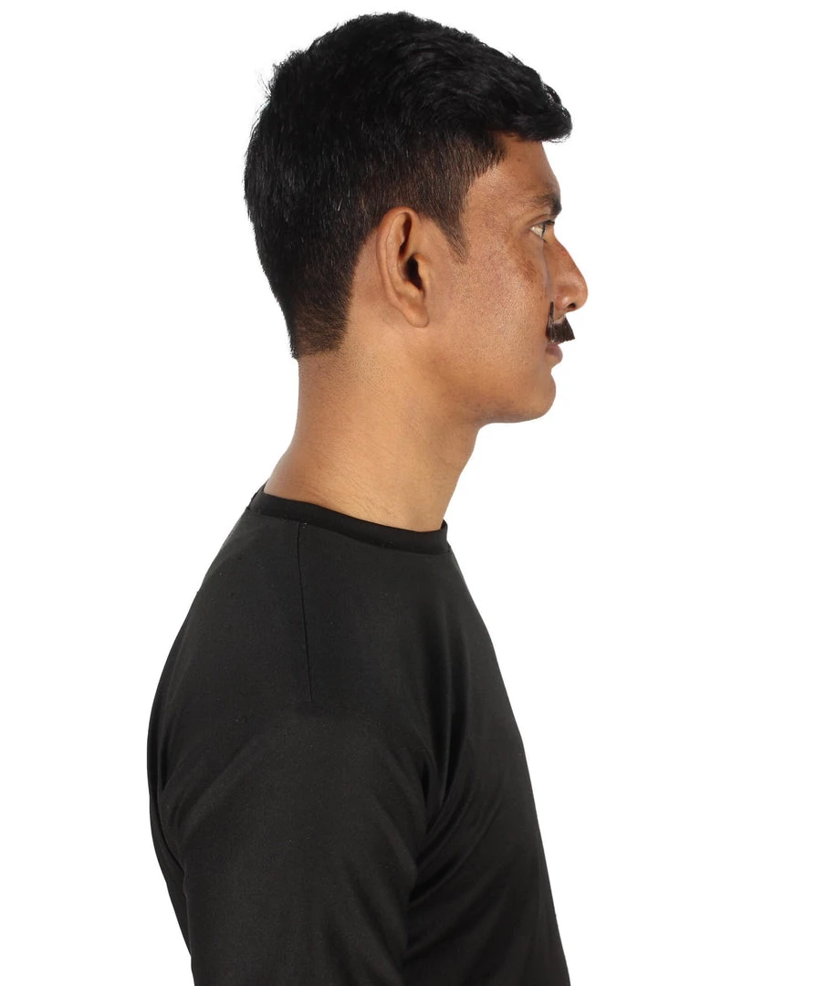 HPO Men's Human Hair Mustache Cosplay Facial Hair 25 HPO Men's Human Hair Mustache Cosplay Facial Hair