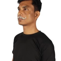 HPO Men's Human Hair Mustache Cosplay Facial Hair 73 HPO Men's Human Hair Mustache Cosplay Facial Hair