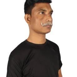 HPO Men's Human Hair Mustache Cosplay Facial Hair 76 HPO Men's Human Hair Mustache Cosplay Facial Hair