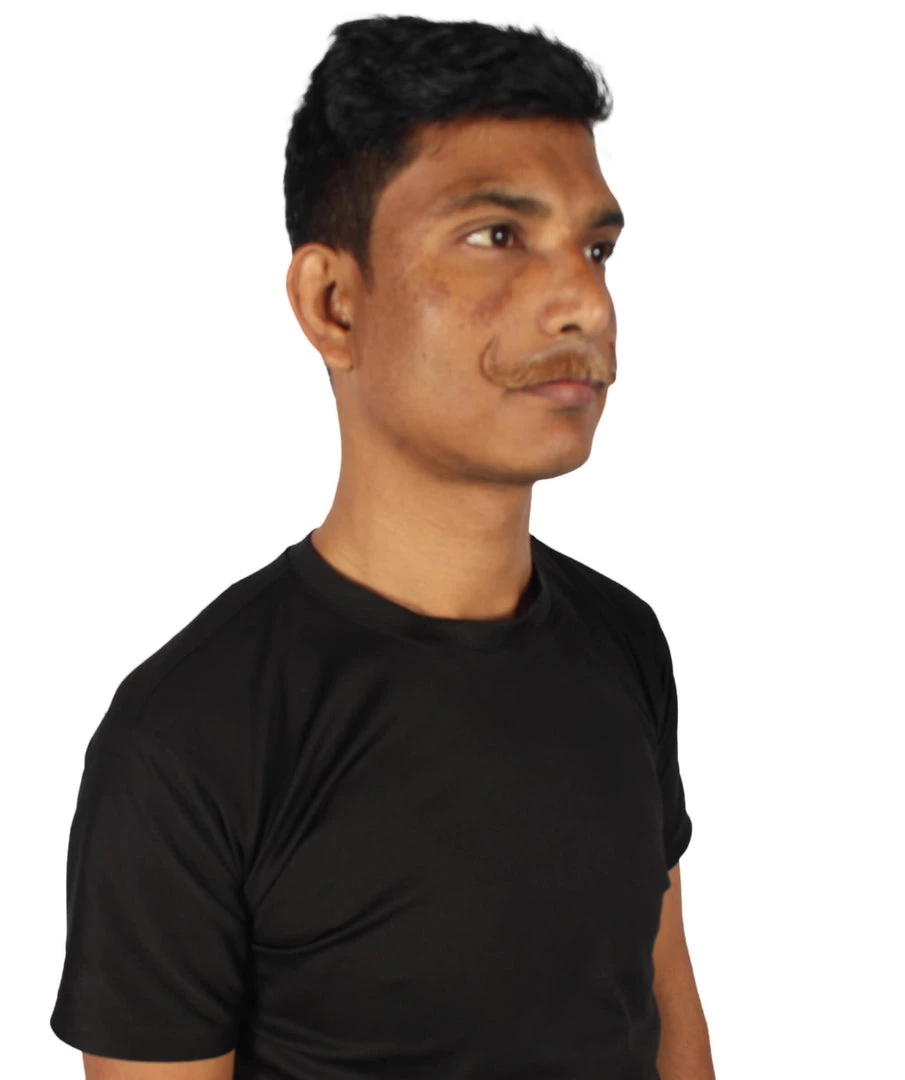 HPO Men's Human Hair Mustache Cosplay Facial Hair 41 HPO Men's Human Hair Mustache Cosplay Facial Hair