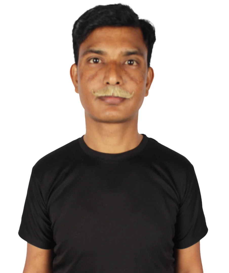 HPO Adult Men's Premium Imperial Fake Human Facial Hair Mustache 25 HPO Adult Men's Premium Imperial Fake Human Facial Hair Mustache