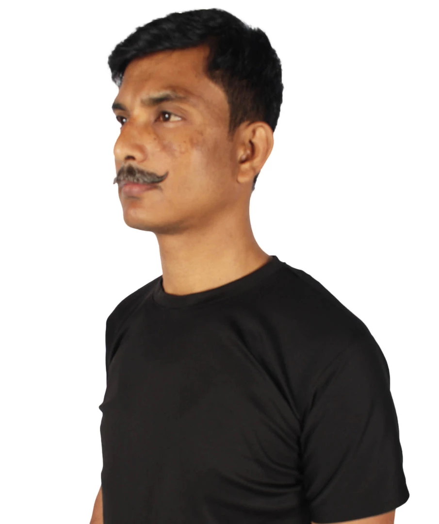 HPO Adult Men's Premium Imperial Fake Human Facial Hair Mustache 31 HPO Adult Men's Premium Imperial Fake Human Facial Hair Mustache