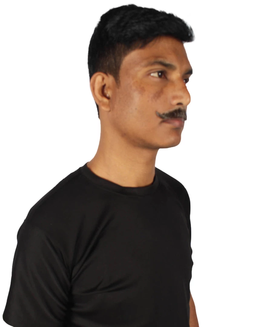 HPO Adult Men's Premium Imperial Fake Human Facial Hair Mustache 34 HPO Adult Men's Premium Imperial Fake Human Facial Hair Mustache