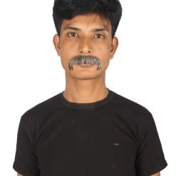 HPO Adult Men's Premium Fake Horseshoe Facial Hair Mustache