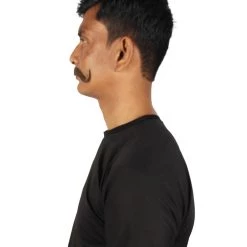 HPO Adult Men's Watson Fake Human Facial Hair Mustache