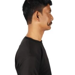 HPO Adult Men's Watson Fake Human Facial Hair Mustache