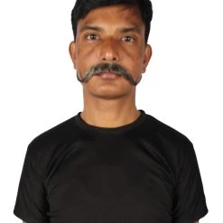 HPO Adult Men's Watson Fake Human Facial Hair Mustache