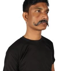 HPO Adult Men's Watson Fake Human Facial Hair Mustache