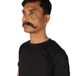 HPO Adult Men's Watson Fake Human Facial Hair Mustache