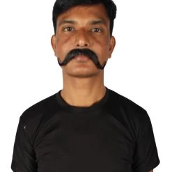 HPO Adult Men's Watson Fake Human Facial Hair Mustache