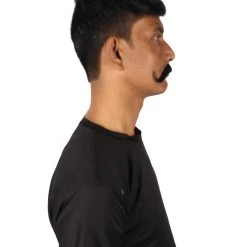 HPO Adult Men's Watson Fake Human Facial Hair Mustache