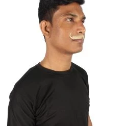 HPO Men's Human Hair Mustache Cosplay Facial Hair 91 HPO Men's Human Hair Mustache Cosplay Facial Hair