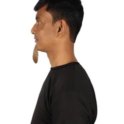 HPO Men's Goatee Synthetic Fiber With Human Hair Blend Beard