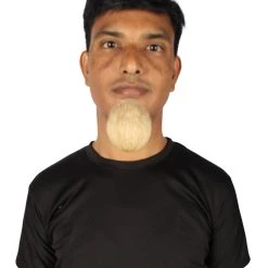 HPO Men's Goatee Synthetic Fiber With Human Hair Blend Beard