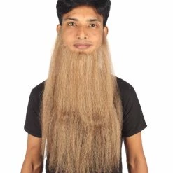 HPO Adult Men's Southern Fake Long Beard Set (Brown) 28 HPO Adult Men's Southern Fake Long Beard Set (Brown)