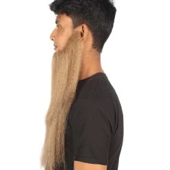 HPO Adult Men's Southern Fake Long Beard Set (Brown) 30 HPO Adult Men's Southern Fake Long Beard Set (Brown)