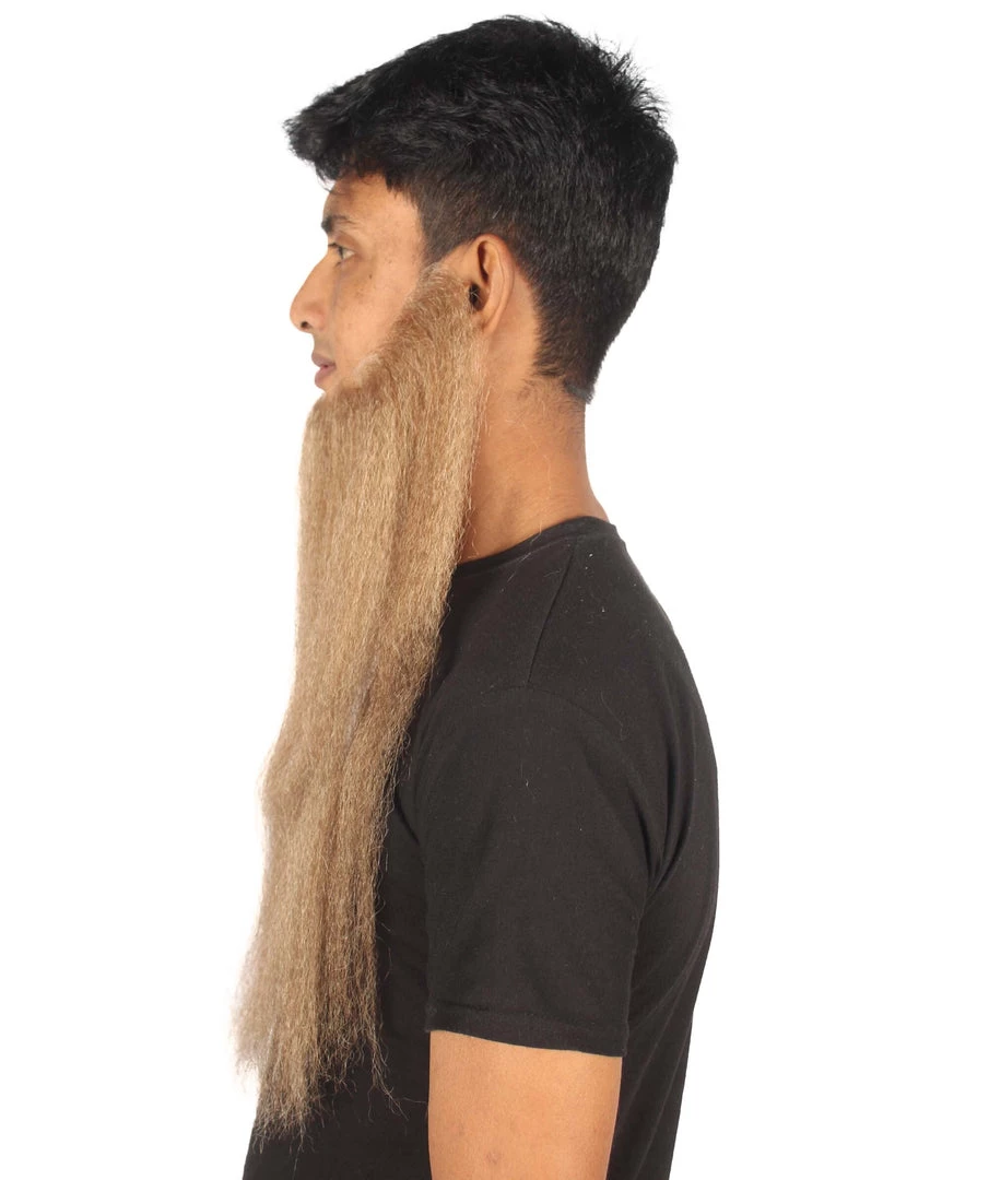HPO Adult Men's Southern Fake Long Beard Set (Brown) 15 HPO Adult Men's Southern Fake Long Beard Set (Brown)