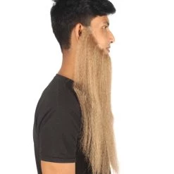 HPO Adult Men's Southern Fake Long Beard Set (Brown) 31 HPO Adult Men's Southern Fake Long Beard Set (Brown)