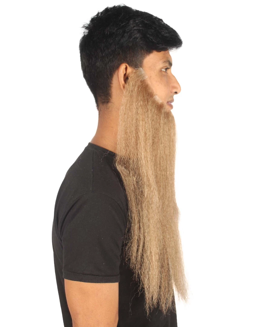 HPO Adult Men's Southern Fake Long Beard Set (Brown) 16 HPO Adult Men's Southern Fake Long Beard Set (Brown)