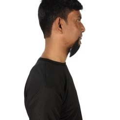 Men's Balbo Goatee Beard | Dark Black Facial Hair | Human Hair | HPO