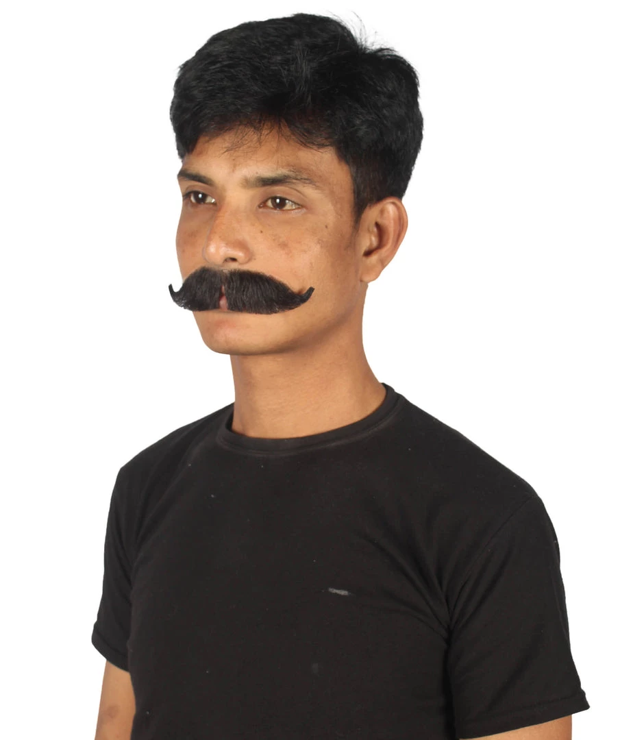 HPO Adult Men's Fake Hungarian Mustache (Black) 17 HPO Adult Men's Fake Hungarian Mustache (Black)