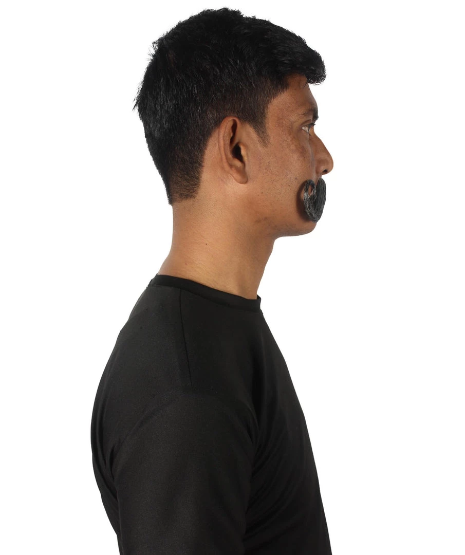 HPO Men's Imperial Mustache | Human Facial Hair | Multiple Color Options 13 HPO Men's Imperial Mustache | Human Facial Hair | Multiple Color Options