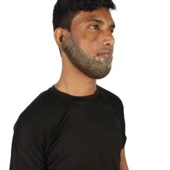 HPO Men's Spade Synthetic Hair Full Beard | Facial Hair | Mixed Grey Brown 45 HPO Men's Spade Synthetic Hair Full Beard | Facial Hair | Mixed Grey Brown