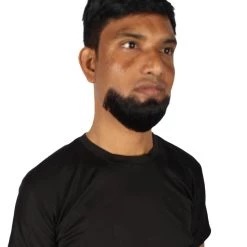 HPO Adult Men's Hollywoodian Fake Human Hair Beard | Multiple Color Options