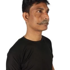 HPO Adult Men's Fake Human Hair Western Doc Mustache | Multiple Color Options 19 HPO Adult Men's Fake Human Hair Western Doc Mustache | Multiple Color Options