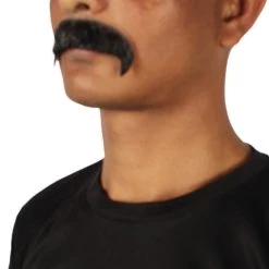 HPO Adult Men's Fake Human Hair Zappa Mustache | Multiple Colors