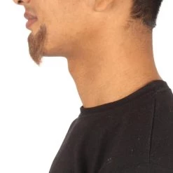 HPO Adult Men's Fake Human Hair Greaser Goatee Beard | Multiple Colors