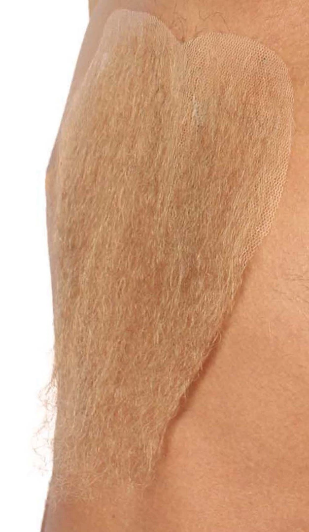 HPO Adult Men's Fake Human Hair Blend Realistic Chest Hair | Multiple Colors 8 HPO Adult Men's Fake Human Hair Blend Realistic Chest Hair | Multiple Colors