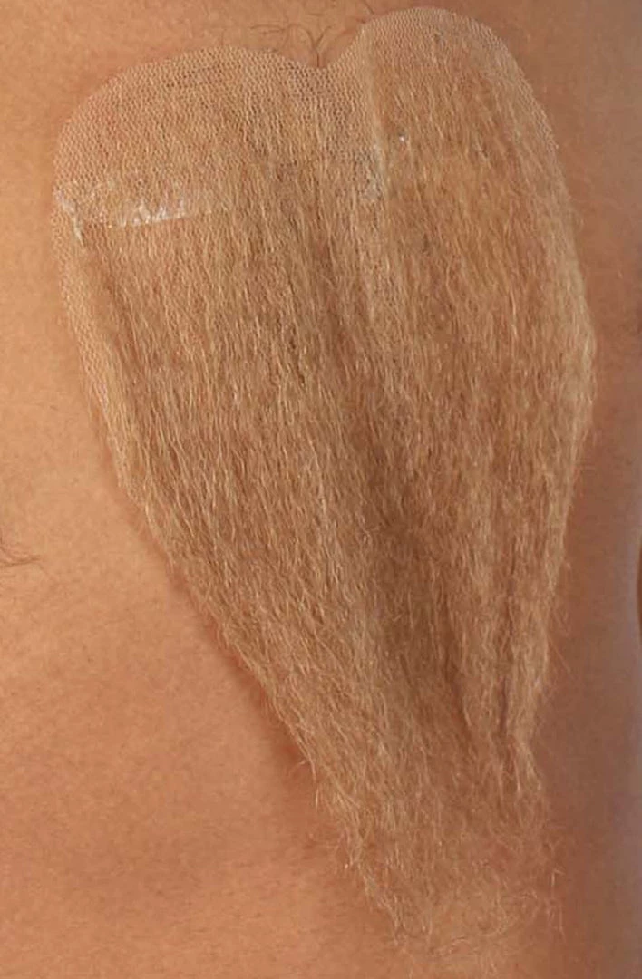 HPO Adult Men's Fake Human Hair Blend Realistic Chest Hair | Multiple Colors 9 HPO Adult Men's Fake Human Hair Blend Realistic Chest Hair | Multiple Colors