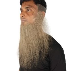 HPO Adult Men's Fake Human Hair Sharp Dressed Man Beard | Multiple Colors