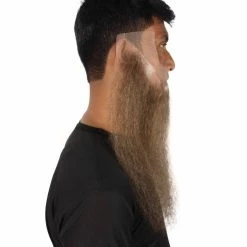 HPO Adult Men's Fake Human Hair Sharp Dressed Man Beard | Multiple Colors