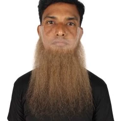 HPO Adult Men's Fake Human Hair Sharp Dressed Man Beard | Multiple Colors