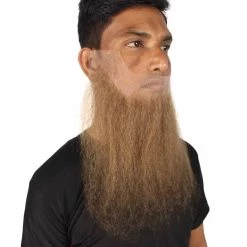 HPO Adult Men's Fake Human Hair Sharp Dressed Man Beard | Multiple Colors